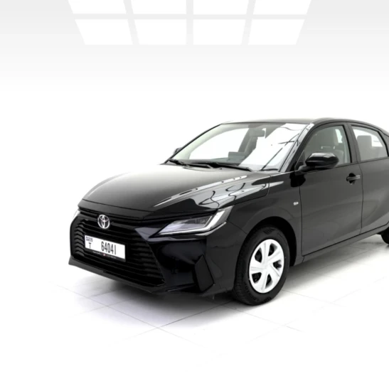 Toyota Yaris Sedan 2024 BLACK RENTAL IN DUBAI - undefined